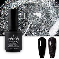 Top Coat Glitter Semipermanente MELINE