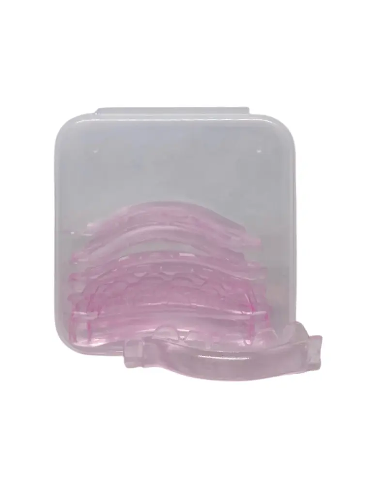 Bigudies anatomicos rosas curva U.webp