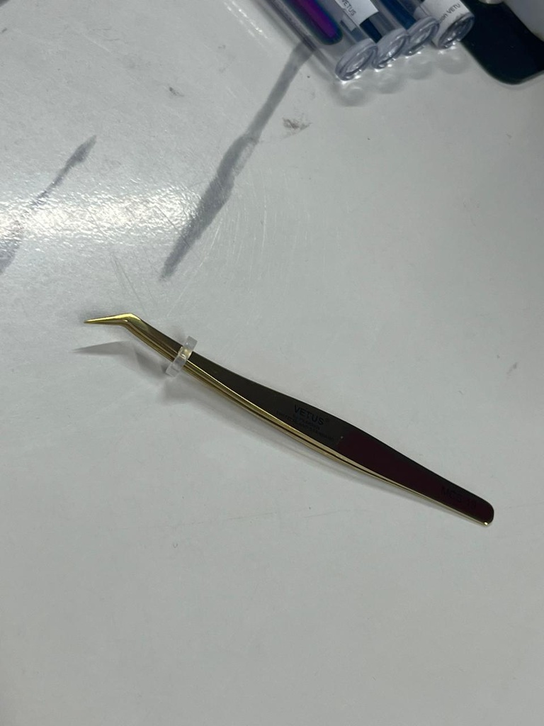 Pinza VETUS Curva 125mm MCS 19 Dorada
