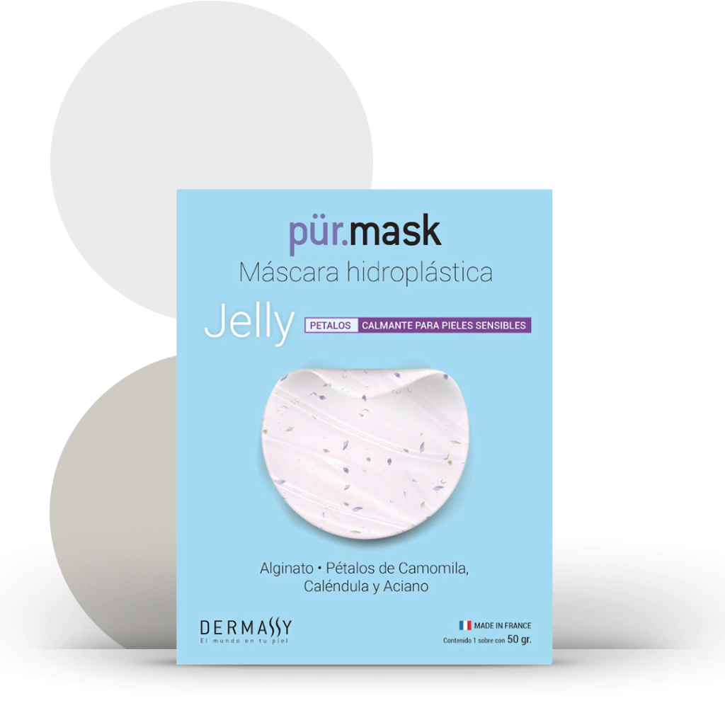 Mascara Hidroplastica Jelly Pétalos de Flores x 50 grs. 