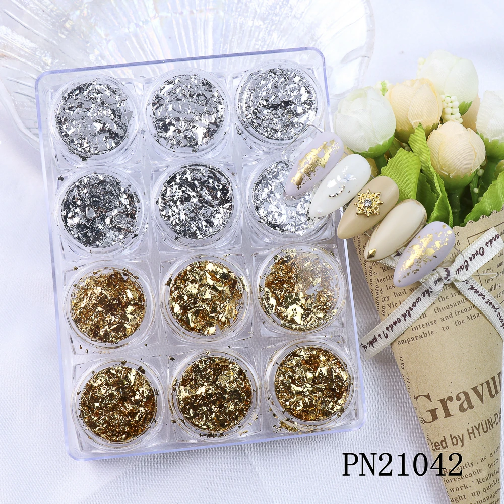 Oropel Plateado Y Dorado X 12 