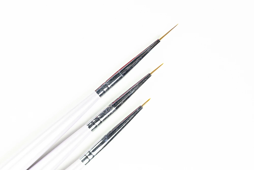 Set x3 Pincel Liner #000 #00 #0 y #1, #2 y #3
