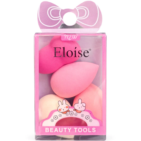 [4495] Esponja Puff mini para maquillaje x 4