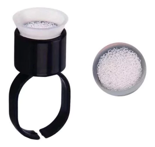 Cups Porta Pegamento Con Esponja X 10 