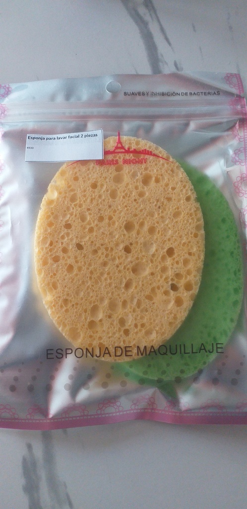Esponja para lavar facial 2 piezas