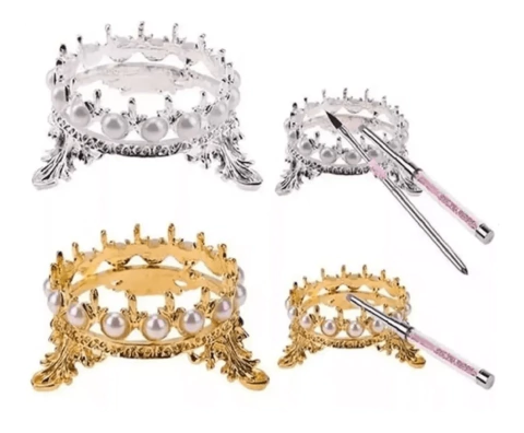 Apoya Porta Pinceles En Forma De Corona