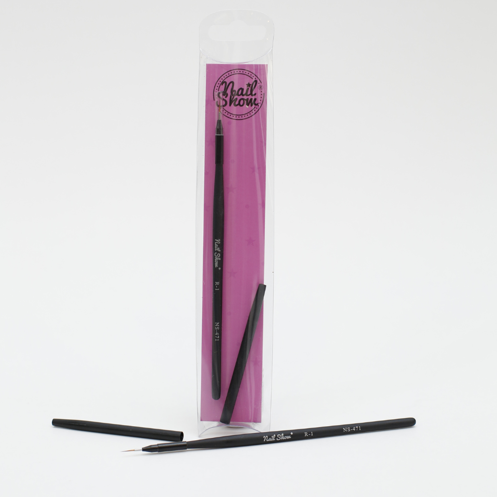 R-1 Pincel Corto Sintetico Fino Nail Show