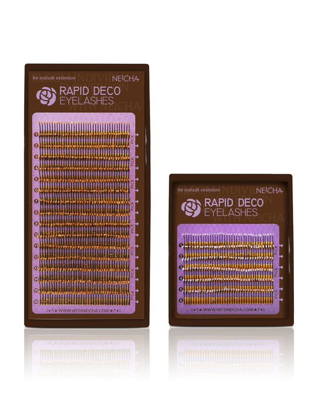 EXTENSIONES RAPID GOLD DECO ORO C 0,15 MIX x 6 LINEAS 