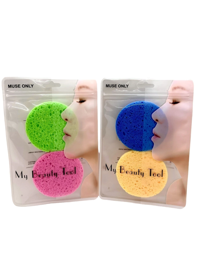 Esponja Cisnes Exfoliante Limpieza Facial X 2