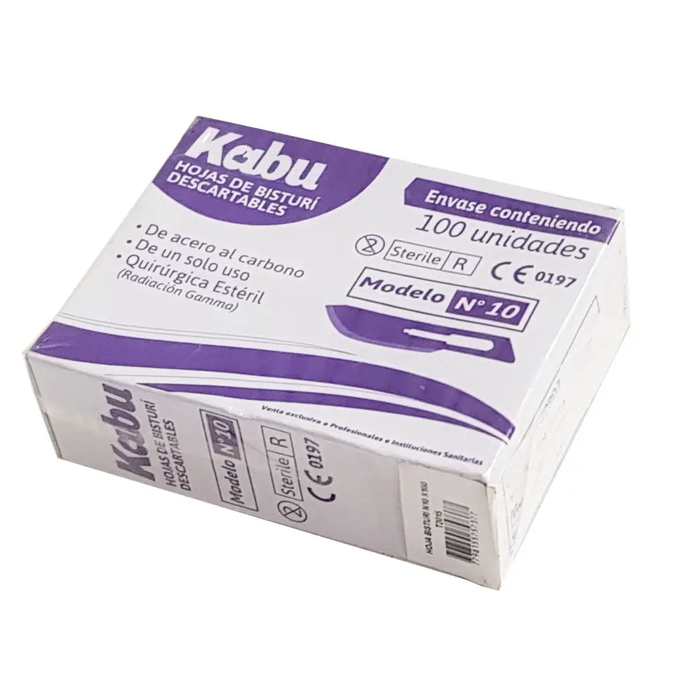 Hojas de Bisturi- Caja cerrada x 100uni