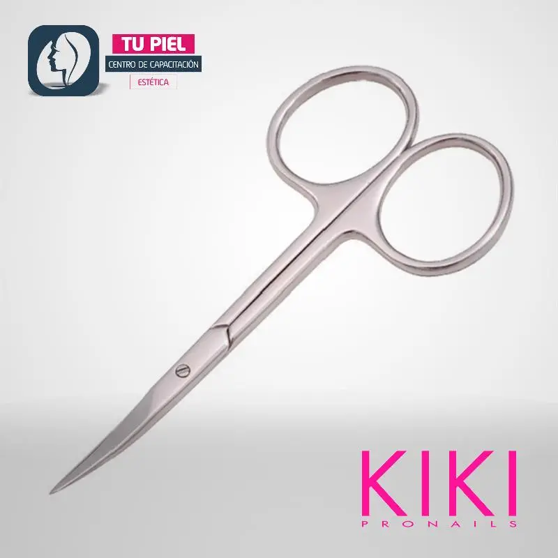 Tijera curva para cuticulas Kiki