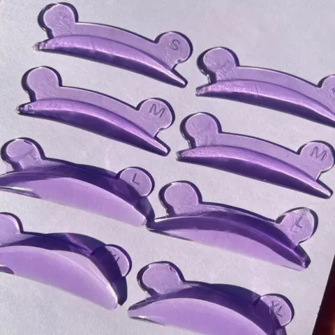 Bigudies para pestañas ranitas