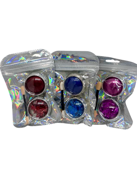 Polvo Metalizado + Papel Aluminio