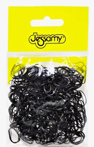 Colitas de goma para trenzas 