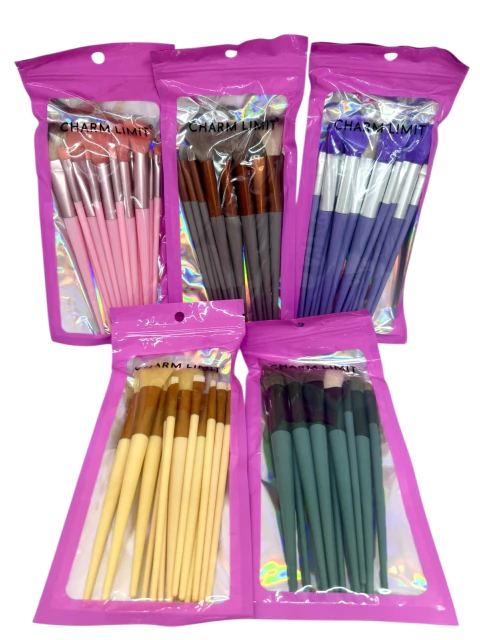 Set de brochas por 13 unidades para maquillaje