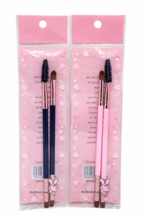 Pincel doble para cejas