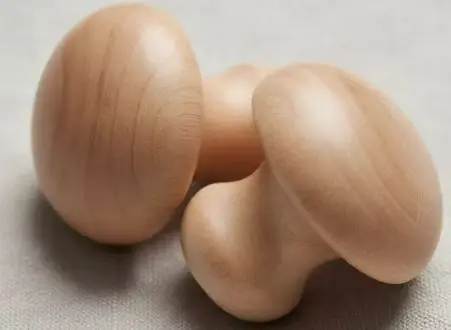 Par de Honguitos maderoterapia "Nanny"