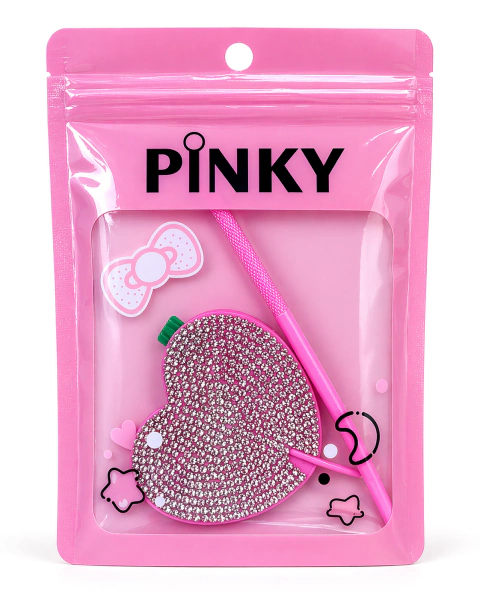 Espejo para extensiones de pestañas Corazón Strass 