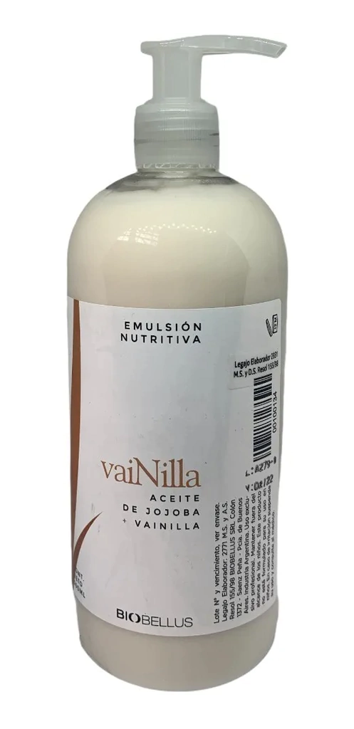 Biobellus - Emulsiòn Vainilla Y Jojoba 500 ml 