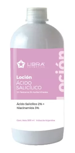 Loción con Ácido Salicílico + B3 x 500 ml 