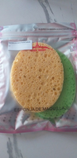 [4533] Esponja para lavar facial 2 piezas