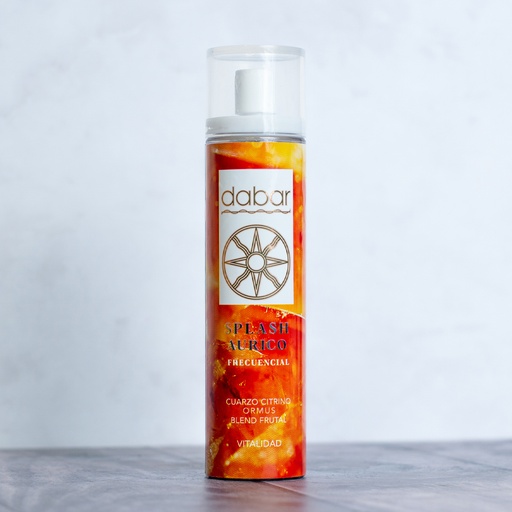 [20671] Splash Áurico Frecuencial VITALIDAD (Cuarzo Citrino, Ormus & Blend Frutal) x100ml