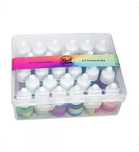 [3653] Kit Pintura Acrìlica 27 unidades Nail Show
