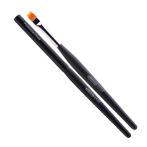 [20596] F-7 Pincel Chato Kolinsky N7 Para Gel