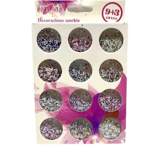 [9683] Brillos, polvos y strass para uñas