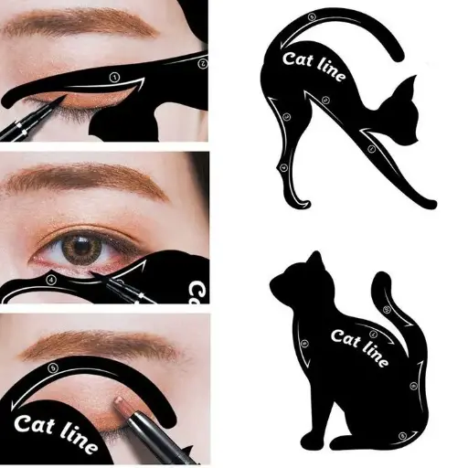 [9740] Moldes Para Delineado Gatito