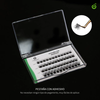 [9701] Pestañas Postizas autoadhesiva cherimoya 