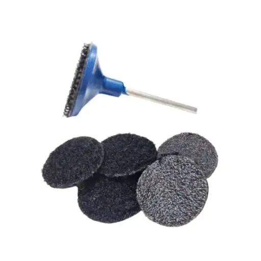 [5376] Esmeril Con Velcro X10 Mandril