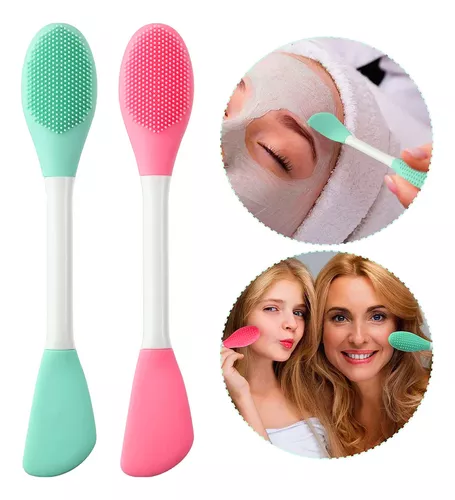 [866] Espatula de Silicona + limpiador facial
