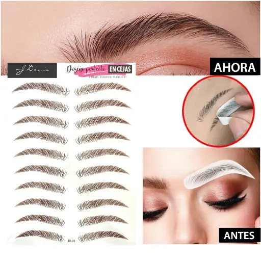 [3284] Plancha Tatuaje Para Cejas Tattoo  