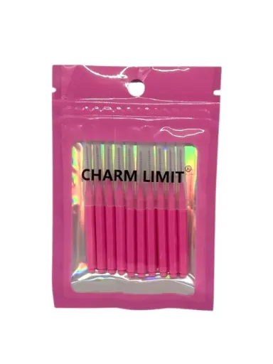 [20063] Cepillo mini recto para laminado de cejas 10u Charm limit