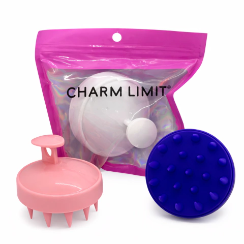 [10079] Cepillo Masajeador Capilar Silicona