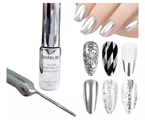 [10084] Esmalte Liner Metalizado Led/UV Charm Limit