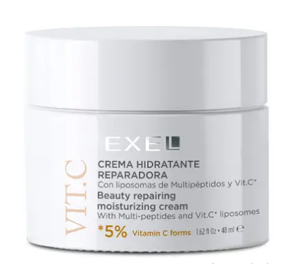 Crema hidratante Reparadora con liposomas y Vit C
