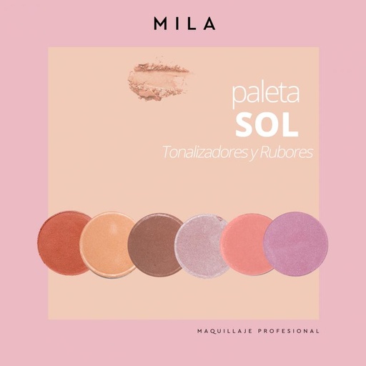 [6507] PALETA SOL "TONALIZADORES Y RUBORES" 