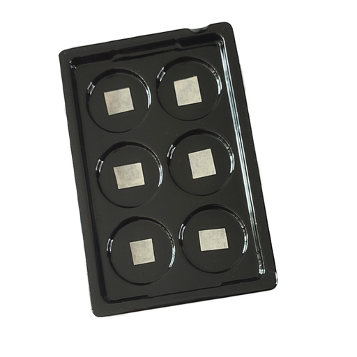 [6431] Vacum vacio para 6 Repuestos x 33mm (con tapa transparente) 