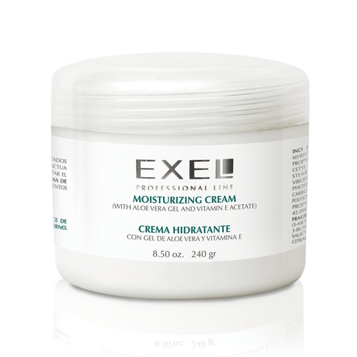[2423] Crema Hidratante Con Gel De Aloe Vera Y Vitamina E X 240gr 